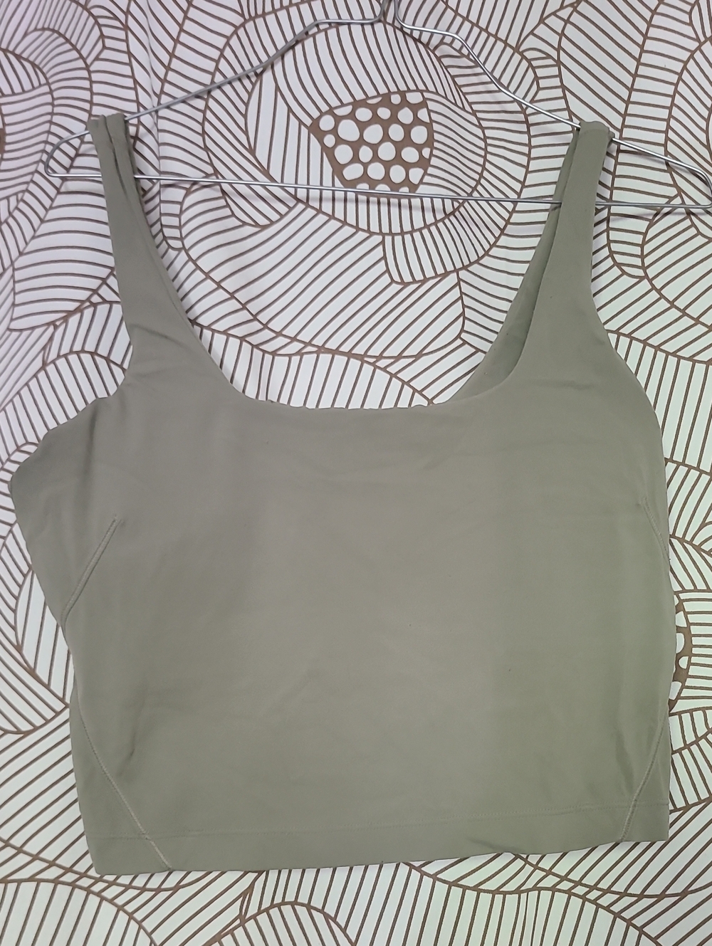 lululemon athletica Sage Green Crop Tank